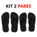 Kit 2 Chinelos Masculino de Dedo Kit 2 Chinelos Masculino de Dedo