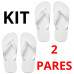 Kit 2 Chinelos Masculino de Dedo Kit 2 Chinelos Masculino de Dedo