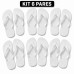 Kit 6 Chinelos Masculino e Feminino de Dedo Kit 6 Chinelos Masculino e Feminino de Dedo