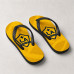 Chinelo Masculino LA Galaxy Escudo Azul com Fundo Amarelo Minimalista Chinelo Masculino LA Galaxy Escudo Azul com Fundo Amarelo Minimalista