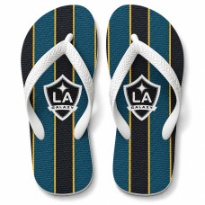 Chinelo Masculino LA Galaxy Listras Verticais Azul Petróleo Chinelo Masculino LA Galaxy Listras Verticais Azul Petróleo