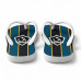 Chinelo Masculino LA Galaxy Listras Verticais Azul Petróleo Chinelo Masculino LA Galaxy Listras Verticais Azul Petróleo