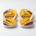 Chinelo Masculino Los Angeles Lakers Brush Amarelo e Roxo Chinelo Masculino Los Angeles Lakers Brush Amarelo e Roxo