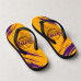 Chinelo Masculino Los Angeles Lakers Brush Amarelo e Roxo Chinelo Masculino Los Angeles Lakers Brush Amarelo e Roxo
