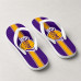 Chinelo Masculino Los Angeles Lakers Classic Roxo e Amarelo Chinelo Masculino Los Angeles Lakers Classic Roxo e Amarelo
