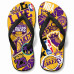 Chinelo Masculino Los Angeles Lakers LeBron James King Roxo e Amarelo