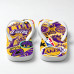 Chinelo Masculino Los Angeles Lakers LeBron James King Roxo e Amarelo
