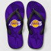 Chinelo Masculino Los Angeles Lakers Star Roxo e Amarelo