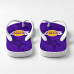 Chinelo Masculino Los Angeles Lakers Star Roxo e Amarelo
