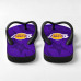 Chinelo Masculino Los Angeles Lakers Star Roxo e Amarelo