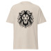 Camiseta Masculina Leão Imponente – Estampa Tribal Preto e Branco Camiseta Masculina Leão Imponente – Estampa Tribal Preto e Branco