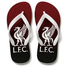Chinelo Masculino Liverpool LFC Degradê Vermelho e Preto Chinelo Masculino Liverpool LFC Degradê Vermelho e Preto