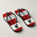 Chinelo Masculino Liverpool FC Listrado Vermelho e Branco Chinelo Masculino Liverpool FC Listrado Vermelho e Branco