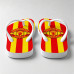 Chinelo Masculino Manchester United Amarelo e Vermelho Chinelo Masculino Manchester United Amarelo e Vermelho