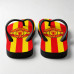 Chinelo Masculino Manchester United Amarelo e Vermelho Chinelo Masculino Manchester United Amarelo e Vermelho