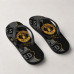 Chinelo Masculino Manchester United Dourado e Preto