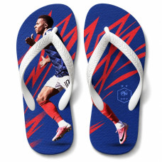 Chinelo Masculino Kylian Mbappé França Speed Azul e Vermelho Chinelo Masculino Kylian Mbappé França Speed Azul e Vermelho