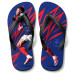 Chinelo Masculino Kylian Mbappé França Speed Azul e Vermelho Chinelo Masculino Kylian Mbappé França Speed Azul e Vermelho