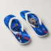 Chinelo Masculino Kylian Mbappé França Raça Azul e Vermelho Chinelo Masculino Kylian Mbappé França Raça Azul e Vermelho