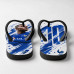 Chinelo Masculino Kylian Mbappé França Splash Azul e Branco Chinelo Masculino Kylian Mbappé França Splash Azul e Branco