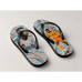 Chinelo Masculino Kylian Mbappé Real Madrid Waves Laranja e Branco Chinelo Masculino Kylian Mbappé Real Madrid Waves Laranja e Branco