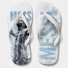 Chinelo Masculino Lionel Messi Comemoração Branco e Azul Chinelo Masculino Lionel Messi Comemoração Branco e Azul
