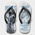 Chinelo Masculino Lionel Messi Comemoração Branco e Azul
