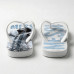 Chinelo Masculino Lionel Messi Comemoração Branco e Azul