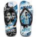Chinelo Masculino Lionel Messi Seleção Argentina Azul e Branco Chinelo Masculino Lionel Messi Seleção Argentina Azul e Branco