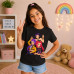 Camiseta Infantil Menina Guerreiras do Kpop Camiseta Infantil Menina Guerreiras do Kpop