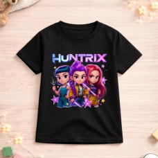 Camiseta Infantil Menina Huntrix Camiseta Infantil Menina Huntrix