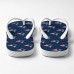 Chinelo Masculino New England Patriots All-Over Navy Chinelo Masculino New England Patriots All-Over Navy