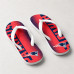 Chinelo Masculino New England Patriots Bold Vermelho e Azul Chinelo Masculino New England Patriots Bold Vermelho e Azul