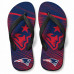 Chinelo Masculino New England Patriots Brush Azul e Vermelho Chinelo Masculino New England Patriots Brush Azul e Vermelho