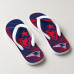 Chinelo Masculino New England Patriots Brush Azul e Vermelho Chinelo Masculino New England Patriots Brush Azul e Vermelho