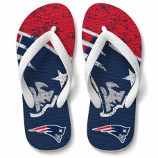Chinelo Masculino New England Patriots Grunge Azul e Vermelho Chinelo Masculino New England Patriots Grunge Azul e Vermelho