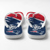 Chinelo Masculino New England Patriots Grunge Azul e Vermelho