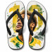 Chinelo Masculino Neymar Jr Brasil Canarinho Branco, Amarelo e Verde Chinelo Masculino Neymar Jr Brasil Canarinho Branco, Amarelo e Verde