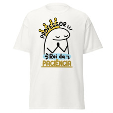 Camiseta Masculina Professor Rei da Paciência Camiseta Masculina Professor Rei da Paciência