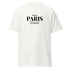 Camiseta Masculina Paris Sundays Estampa Minimalista Elegante Camiseta Masculina Paris Sundays Estampa Minimalista Elegante