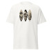 Camiseta Masculina Surf Triplo Pranchas Estampa Tropical Vintage