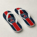 Chinelo Masculino Paris Saint Germain Azul e Vermelho Chinelo Masculino Paris Saint Germain Azul e Vermelho