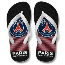 Chinelo Masculino Paris Saint Germain Preto e Vermelho Chinelo Masculino Paris Saint Germain Preto e Vermelho