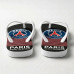 Chinelo Masculino Paris Saint Germain Preto e Vermelho Chinelo Masculino Paris Saint Germain Preto e Vermelho