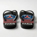 Chinelo Masculino Paris Saint Germain Preto e Vermelho Chinelo Masculino Paris Saint Germain Preto e Vermelho
