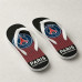 Chinelo Masculino Paris Saint Germain Preto e Vermelho Chinelo Masculino Paris Saint Germain Preto e Vermelho