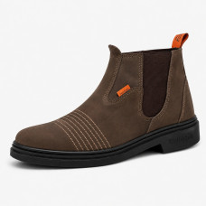 Botina Masculina Couro Legítimo Chelsea Country Nobuck Botina Masculina Couro Legítimo Chelsea Country Nobuck