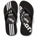 Chinelo Masculino Real Madrid Preto e Branco Chinelo Masculino Real Madrid Preto e Branco