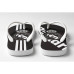 Chinelo Masculino Real Madrid Preto e Branco Chinelo Masculino Real Madrid Preto e Branco
