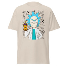 Camiseta Masculina Rick Cientista Cósmico Camiseta Masculina Rick Cientista Cósmico